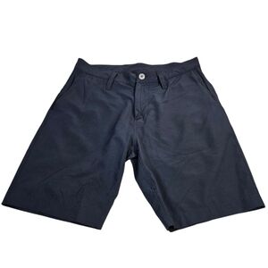 Zella Men's Flat Front Shorts in Navy Blue. Size 30